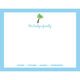 Palm Tree Flat Note Cards Image 3 of 3